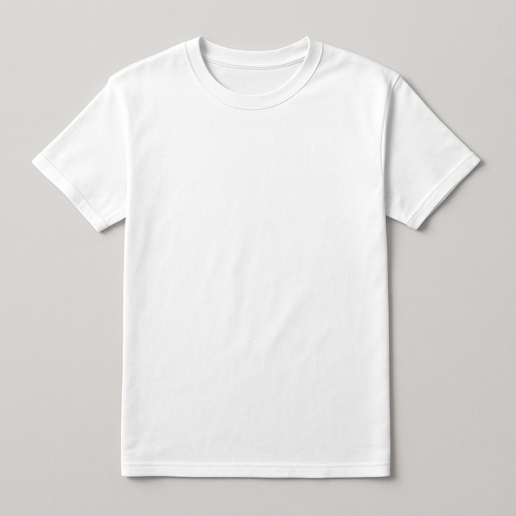 Camiseta branca limpa